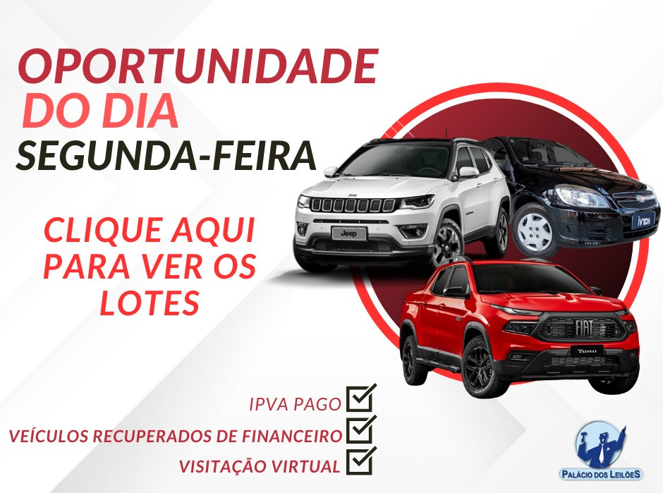 ** SEGUNDA FEIRA **  DIVERSAS OFERTAS >> PARTICIPE AGORA MESMO