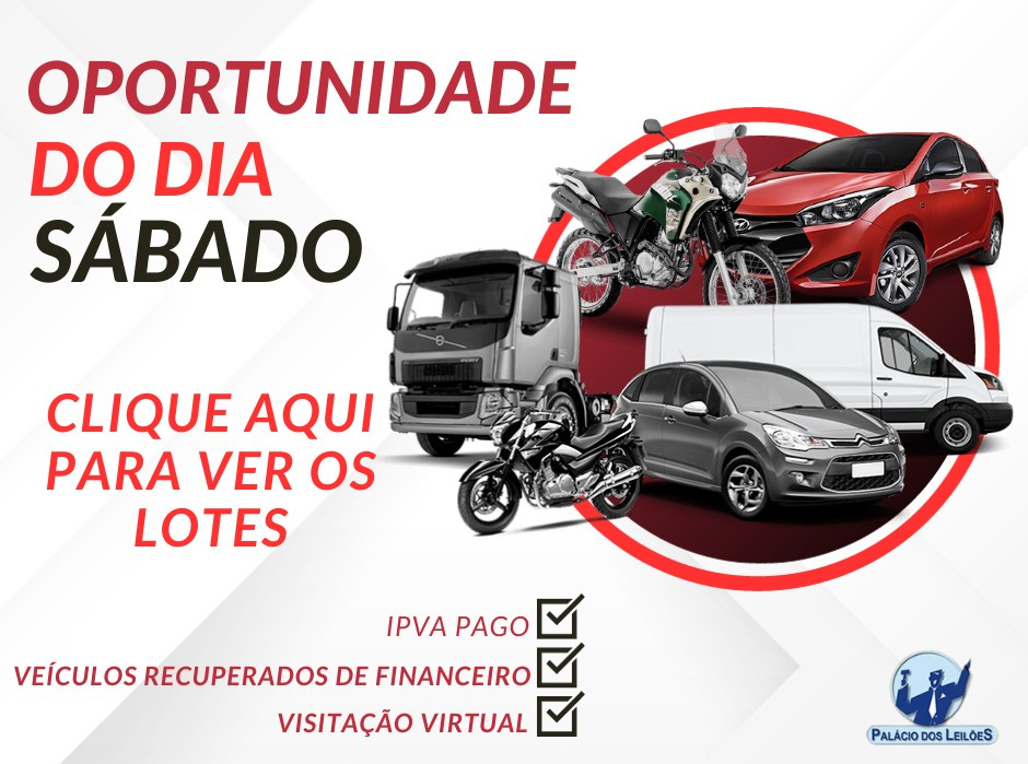 ** SABADÃO DAS MOTOS **  OFERTAS IMPERDÍVEIS >> DÊ SEU LANCE